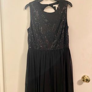 NWT Max and Cleo Lucy black sequin dress 14